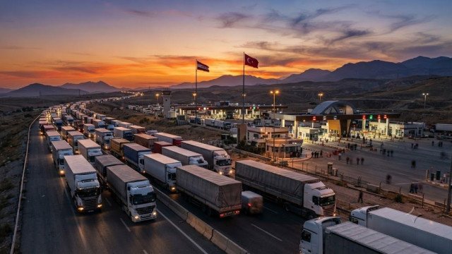 Habur'da Tır Çıkış Rekoru: Bir Günde 2.454 Araç Geçti